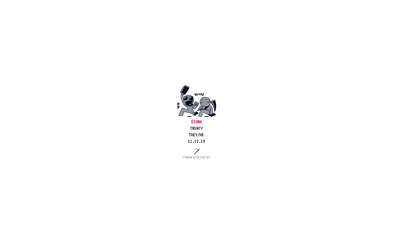 Carrd profile picture for @carried